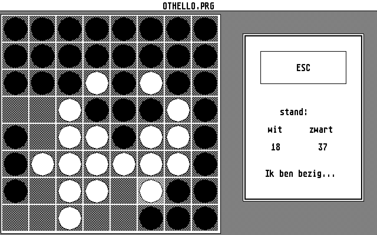 Othello atari screenshot